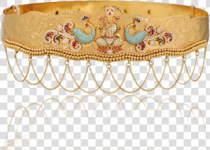 Divine Goddess Lakshmi Gold Waist Belt  HD Png Download