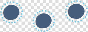 Little Blue Dots Surround Pattern Pattern 01   Circle  HD Png Download