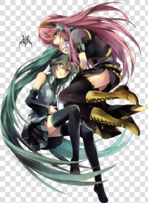 Vocaloid Miku Y Luka  HD Png Download