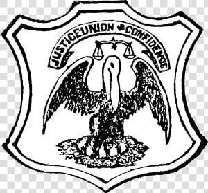 Seal Of Louisiana   Louisiana Civil War Pelican Clip Art  HD Png Download