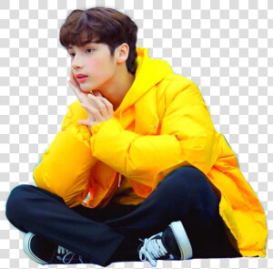  hueningkai 💛  txt  yellow  kpop  ulzzang  boy  kai   Huening Kai Yellow  HD Png Download