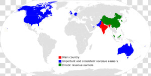 English Proficiency World Map  HD Png Download