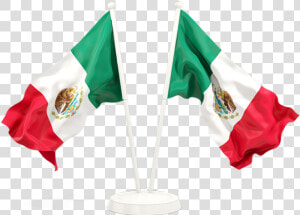 Two Waving Flags   Mexico And Guatemala Flag  HD Png Download