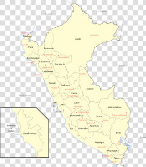 Administrative Divisions Of Peru   Atlas  HD Png Download