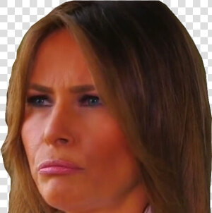 Sticker Politic Melania Trump Triste   Girl  HD Png Download