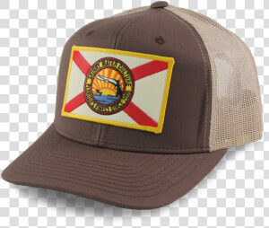 Skinny Water Culture Cracker 6 Panel Mesh Back Hat brown khaki   Baseball Cap  HD Png Download