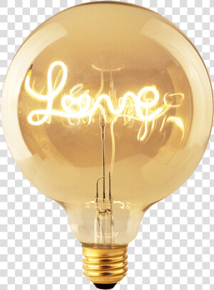 Love Light Bulb   Incandescent Light Bulb  HD Png Download