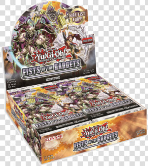 Yu Gi Oh Fists Of The Gadgets Booster Box   Yugioh Fists Of The Gadgets  HD Png Download