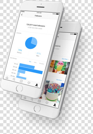 New Instagram Metrics   Instagram Insights Smartphone  HD Png Download