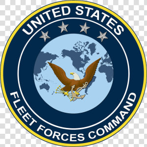 Seal Of The Commander Of The United States Fleet Forces   Us Fleet Forces  HD Png Download