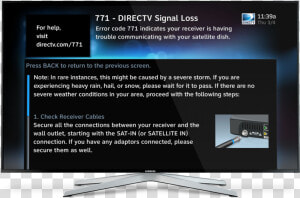 New Signal Loss 2   Directv Signal Loss 771  HD Png Download