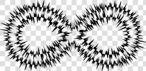 Eye organ eyelash   Round Sound Wave Png  Transparent Png