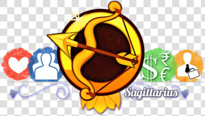 Sagittarius Clipart Cool   Sagittarius Symbol Wallpaper Hd  HD Png Download