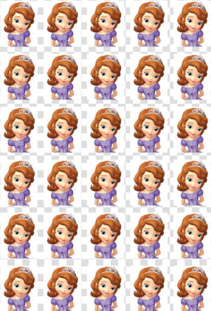 Princess Sofia Cupcake Toppers Printable  HD Png Download