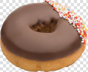 Chocolate And Round Sprinkle Donuts Png Image  Transparent Png