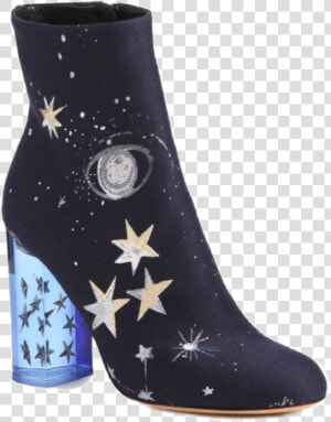  boot  polyvore  png  blue  darkblue  witch  stars   Valentino Star Booties  Transparent Png