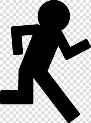 Man Running   Człowiek Symbol  HD Png Download