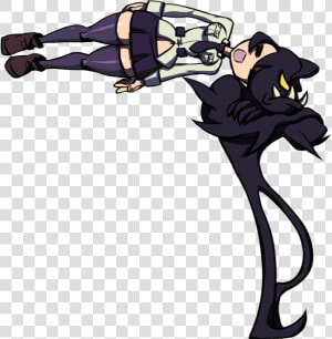 Skullgirls Filia Victory Pose   Png Download   Filia Skullgirls Victory Pose  Transparent Png