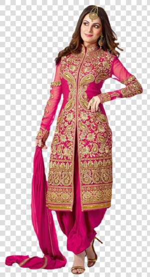 Dress For The Position You Want not The Position You   Rani Colour Punjabi Suits  HD Png Download