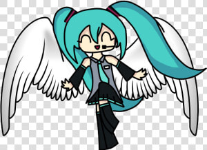 Chibi Clipart Miku   Chibi Miku No Background  HD Png Download