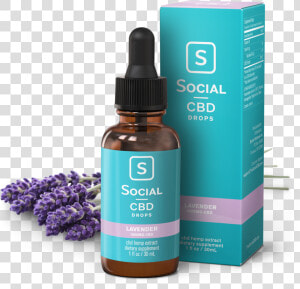 Select Cbd Lavender Drops   Social Cbd  HD Png Download