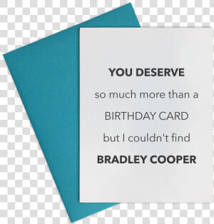 Bradley Cooper Birthday Card  HD Png Download