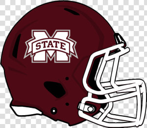 Alabama Football Clip Art   Mississippi State Bulldogs Football Helmet  HD Png Download