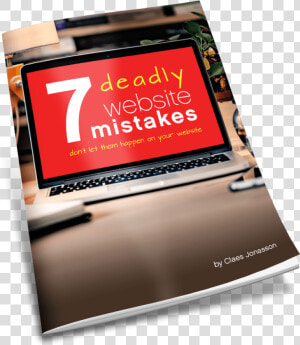 7 Deadly Website Mistakes   Flat Panel Display  HD Png Download