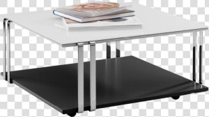 Coffee Table With Casters   Coffee Table  HD Png Download