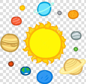 Solar System Planet Transparent Image   Solar System Clipart Png  Png Download