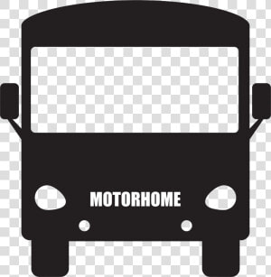 Motorhome Silhouette Clip Arts   Class A Motorhome Clipart  HD Png Download