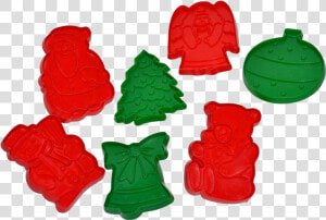 Set Of 7 Vintage Christmas Cookie Cutters Sold On Ruby   Toy  HD Png Download