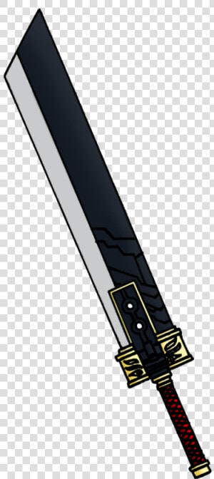 Buster Sword Png   Cloud Buster Sword Silhouette  Transparent Png