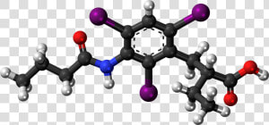 Tyropanoic Acid 3d Ball   Ocrelizumab Molecule  HD Png Download