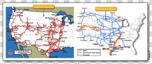 Union Pacific Bnsf Lines  HD Png Download