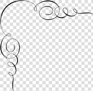 Free Border Clipart   Cursive Border  HD Png Download