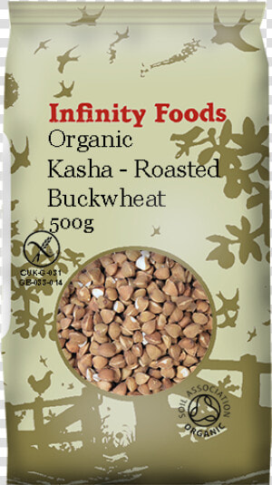 Infinity Foods Organic Kasha Roasted Buckwheat 500g  HD Png Download