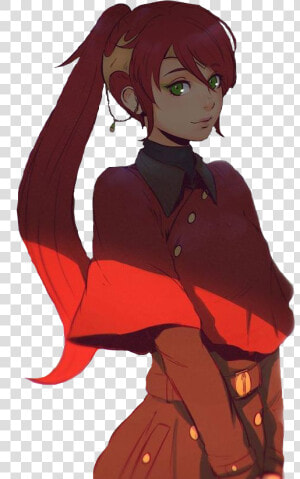  rwby  pyrrha  pyrrhanikos  rwbyvolume7  snowy  red   Pyrrha Nikos Mother Rwby  HD Png Download