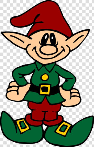 Christmas Elf Png   Christmas Elf To Colour  Transparent Png