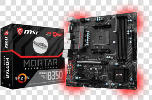 Msi B350m Mortar Motherboard  HD Png Download