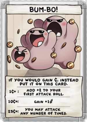 Bum bo If You Woulo Gain Ç   Binding Of Isaac Four Souls Loot Card  HD Png Download