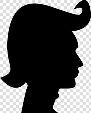 Hair Style Silhouette Comments   Siluetas De Cabezas Png  Transparent Png