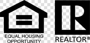 Realtor Logo White Png   Equal Housing Opportunity Logo And Realtor  Transparent Png