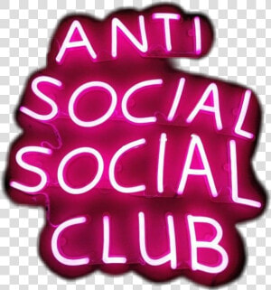 Transparent Anti Social Social Club Png   Lilac  Png Download