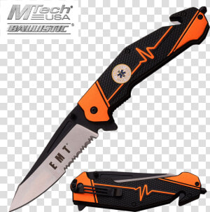 Spring Assisted Emt Knife  HD Png Download