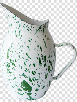 Green Splatter Pitcher   Jug  HD Png Download