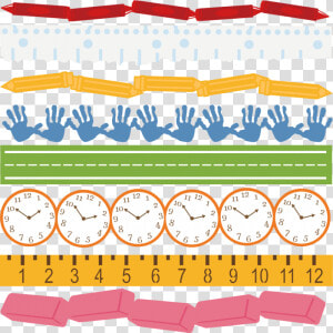 Cute Borders Png   Border Cute School Clipart  Transparent Png