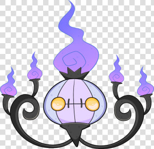 Chandelure Fanart  HD Png Download