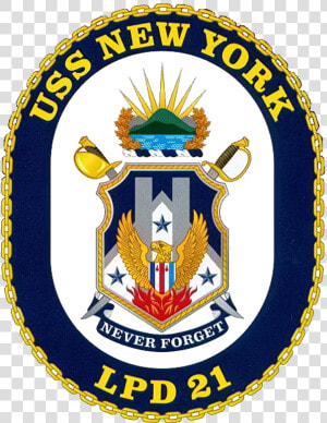 Uss New York Coa  HD Png Download