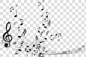 Clip Art Musical Note Vector Graphics Staff   Some Beautiful Lines On Music  HD Png Download